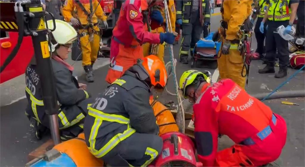台中工安意外！下水道工程疑通風不良　5人一氧化碳中毒送醫
