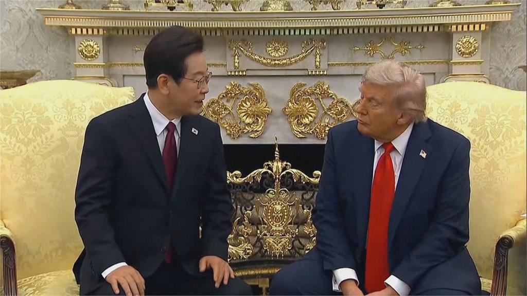美韓商務圓桌會議! 三星會長李在鎔、輝達執行長黃仁勳相見歡