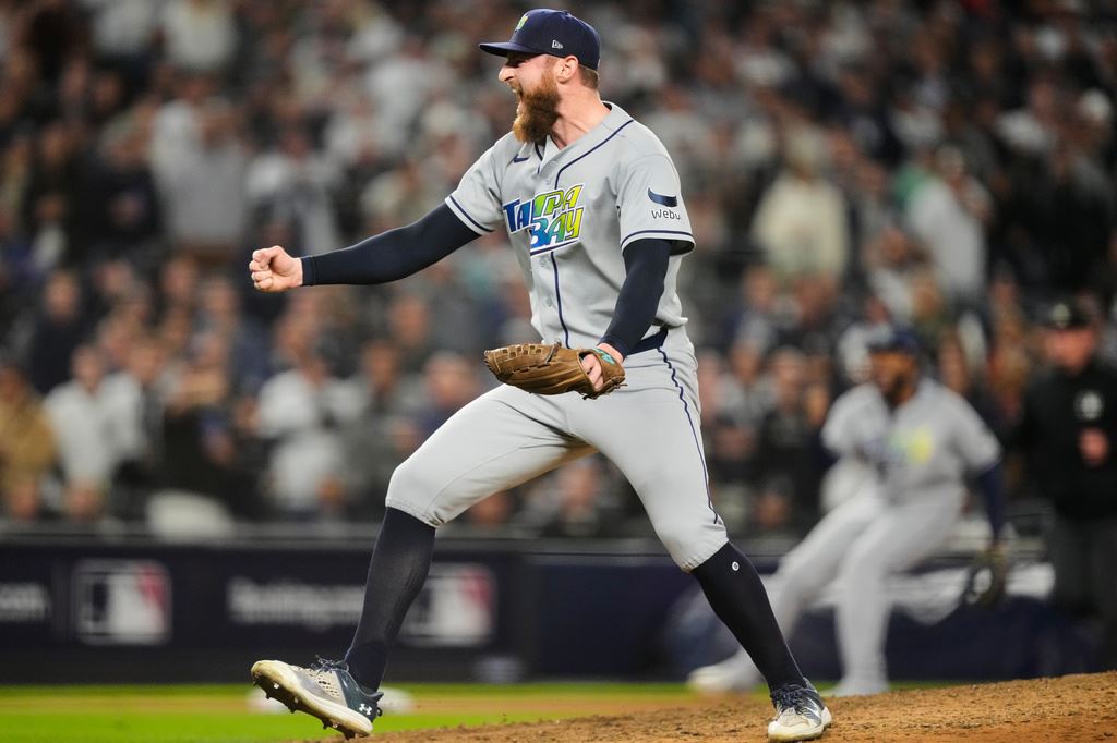 MLB(影)／比大谷翔平還難打？光芒守護神季後賽3戰「0安打」　寫57年罕見紀錄
