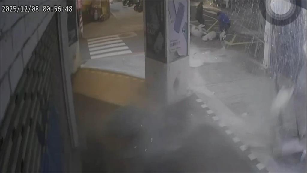 獨家!氣爆波及對面住戶及店家 驚悚監視器曝光