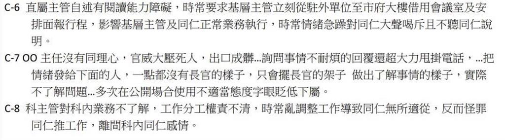 快新聞/北市府爆長官叫同仁像叫狗、拿筆桿戳頭 陳怡君:手上有2件霸凌案
