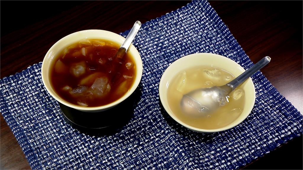 你吃過嗎?古早味「太白粉冰」 口感Q彈滿口黑糖香