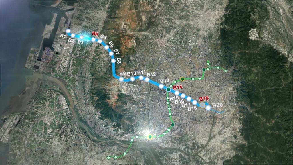 捷運藍線高架段開工　盧秀燕推進重大軌道建設
