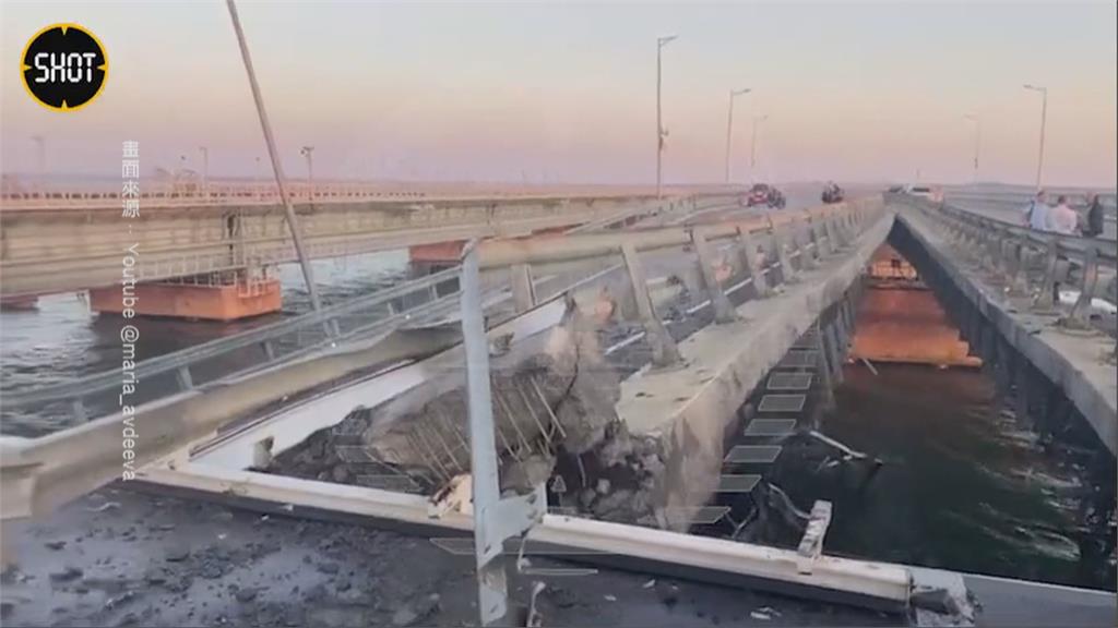 克里米亞大橋遇襲爆炸2死1傷　俄外交部控美英助烏克蘭襲擊