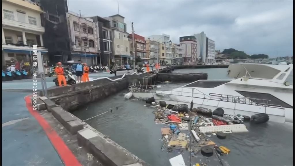 屏東小琉球傳船隻沉港！　纜繩斷裂不敵風浪沉沒
