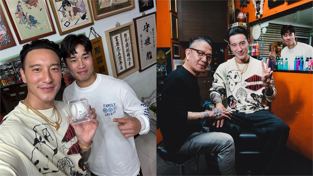 王陽明刺青店「合體林昱珉」嗨曬簽名球！激喊「我們是頂級89」網暈：好愛