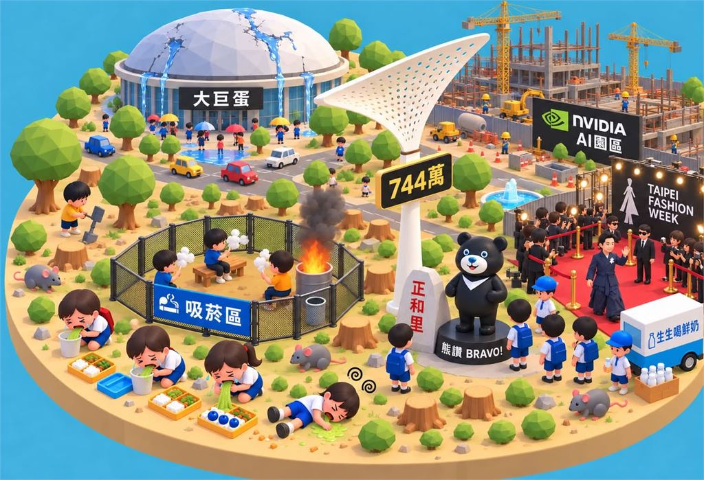 跟風沈伯洋政策島！最辣國文師打造「蔣萬安政績島」1圖笑瘋網：太寫實了