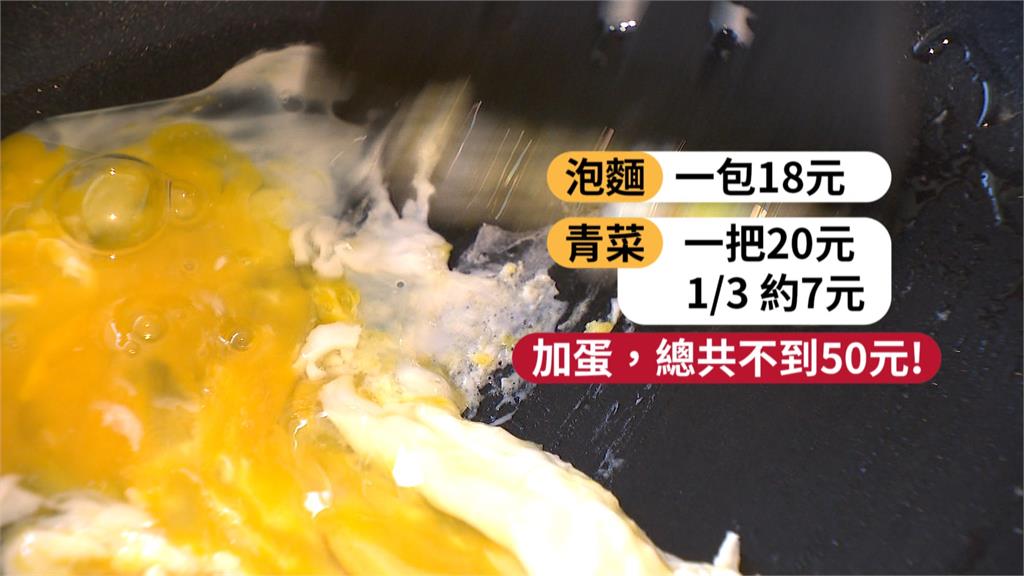 外送85元蔬菜炒泡麵 份量不到紙碗一半!網傻眼:不如自己泡
