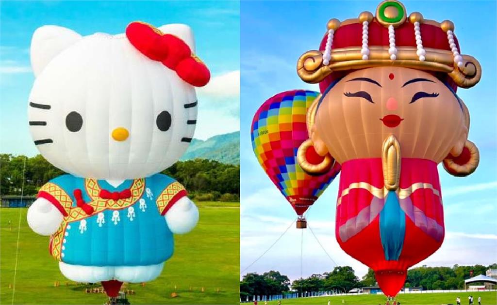 快新聞／驚！台東Hello Kitty熱氣球被吹倒燒傷　縣府急找「媽祖球」代班