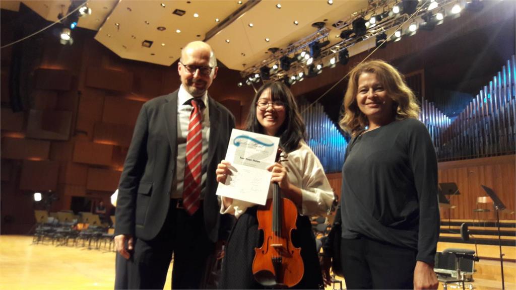 異言堂／又見台灣之光 15歲小提琴家蕭道圓獲「世界展望音樂賽」第二