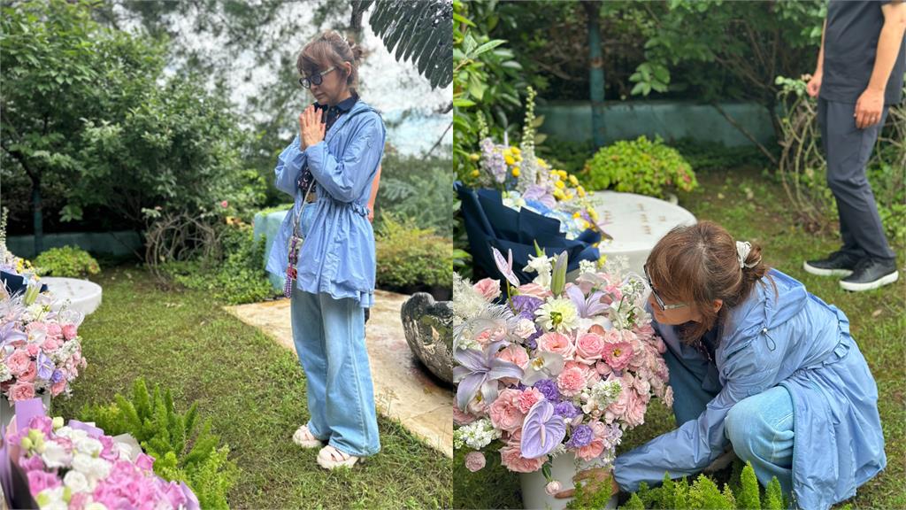 撕心裂肺的別離！李玟逝世3週年二姐現身墓園悼念：歲月無法撫平傷痛