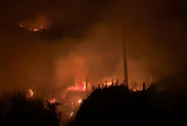 加州爆罕見冬季野火 官員警告：全年野火成常態