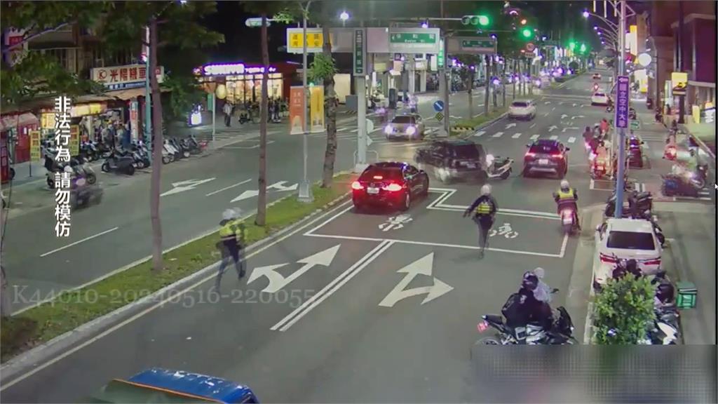 新北蘆洲傳槍響 轎車拒檢"撞機車"逃逸、警至少開3槍