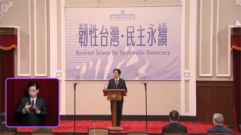 1.25兆國防預算4度遭藍白封殺　總統：展現守護國家決心