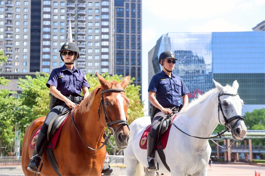 快新聞/新北騎警再登國慶舞台 侯友宜:展現城市榮耀與警察精神