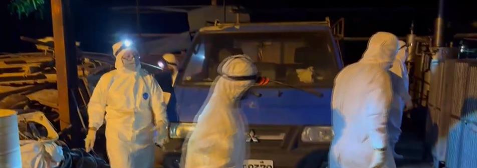 中市豬瘟案場再檢2陽性 應變中心協調砲兵連夜清潔