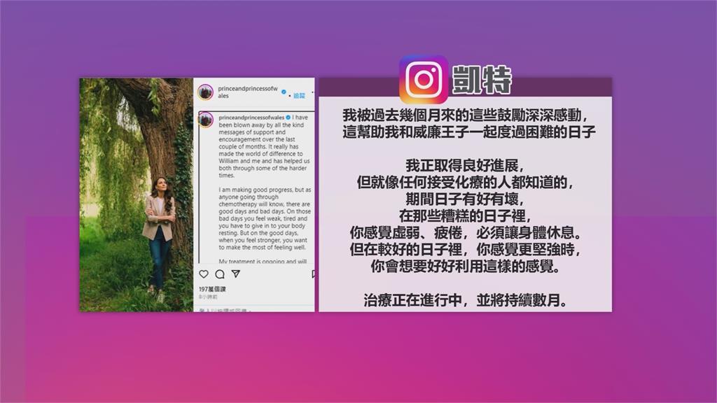 凱特王妃罹癌後首度公開露面　出席英王查爾斯三世生日遊行