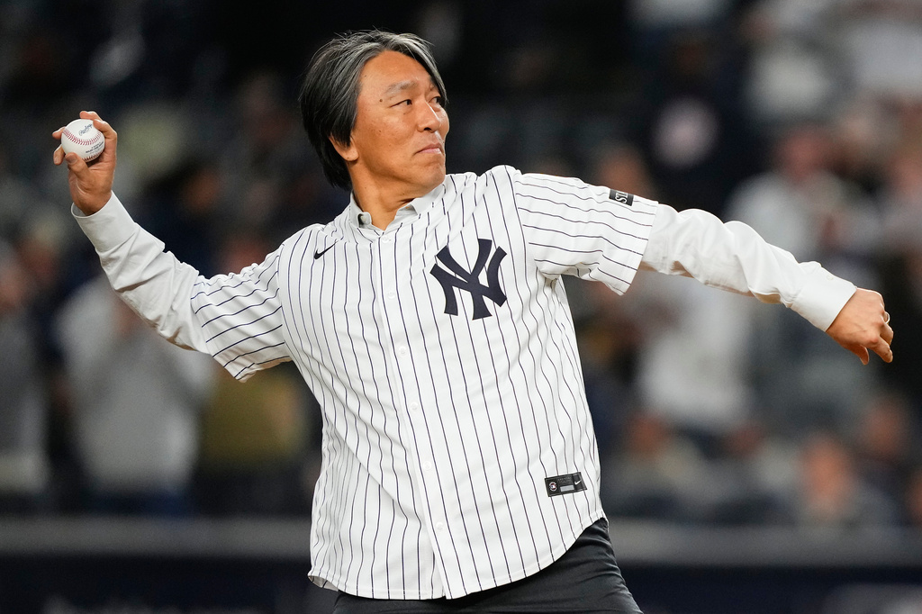 MLB(影)／「酷斯拉」松井秀喜大讚和製重砲！村上、岡本用「力量」征服大聯盟