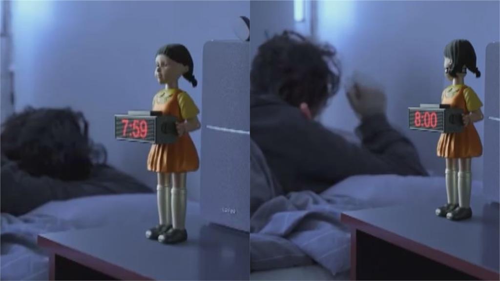 現在可以動！《魷魚遊戲》木頭人娃娃化身3D鬧鐘　射子彈叫你起床