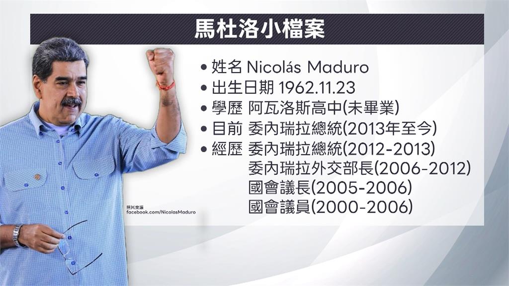 委國總統馬杜洛遭美"活捉" 巴士司機出身.成川普眼中釘
