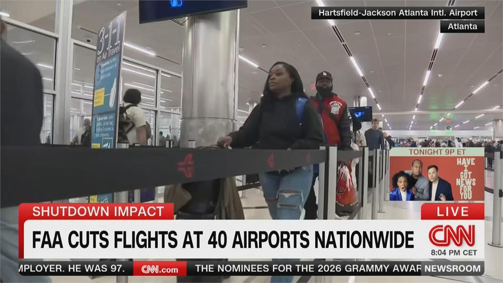 美國政府停擺時間創史上最久 美航空數千架次短缺