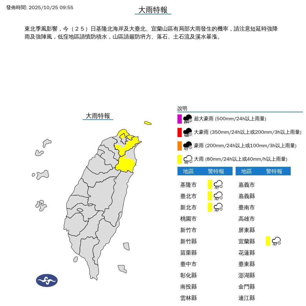 快新聞/還不能收傘!4縣市大雨特報 雨勢持續至今晚