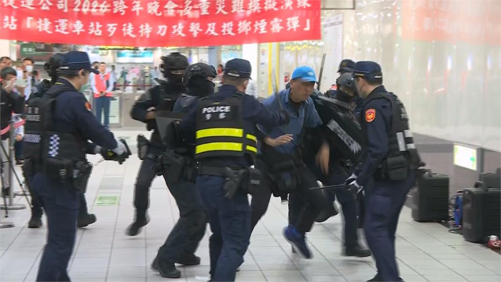 高雄跨年維安演練！　設定3劇本考驗應變能力