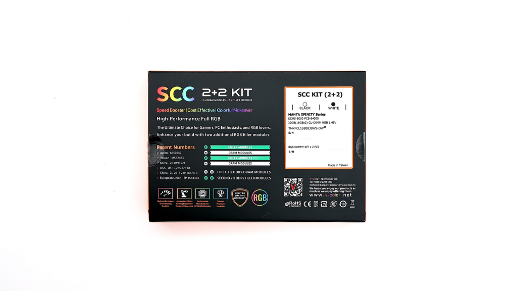 插好插滿 RGB 不能少 V-Color SCC O CUDIMM RGB 8000