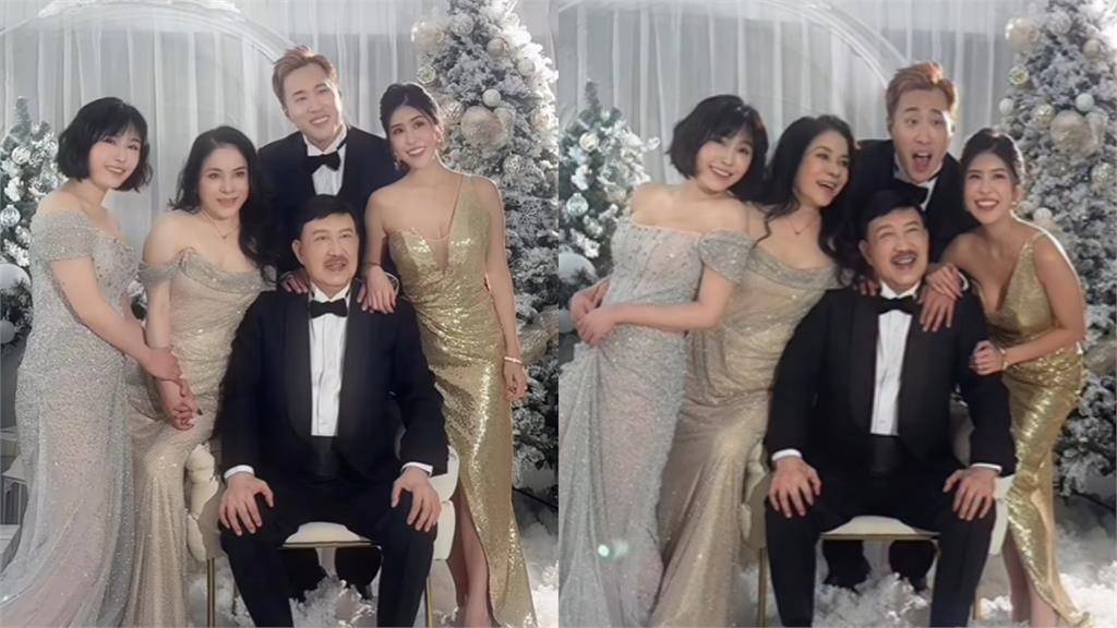 余祥銓辣妻甜曬「余天全家福」 75歲李亞萍、余筱萍近照曝光美翻網!