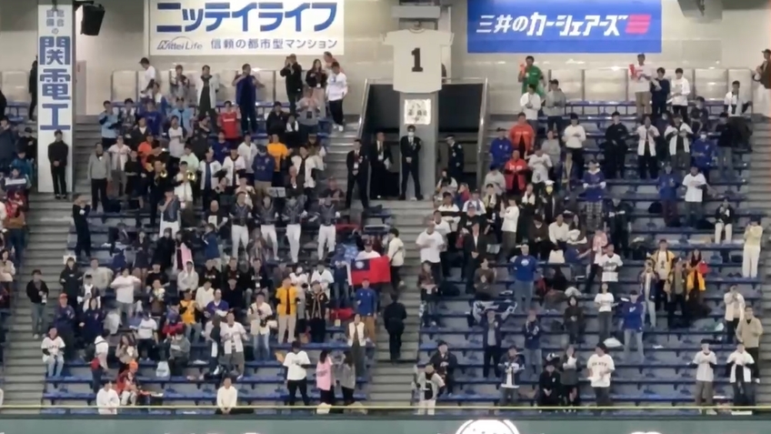 快新聞/國旗、〈台灣尚勇〉出現了!東京巨蛋變主場 震撼畫面曝光