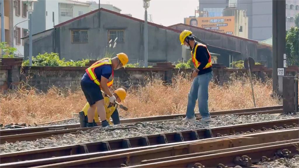 日夜溫差大？　台鐵「善化-新市」間「鋼軌斷裂」