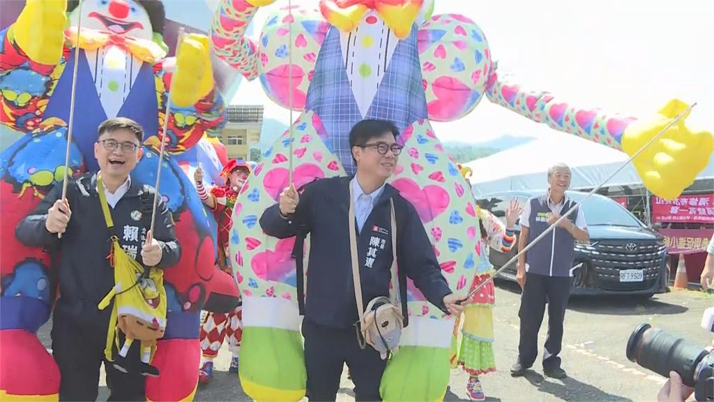 沈伯洋合體賴瑞隆決戰港都　陳其邁：洋流碰上隆捲風
