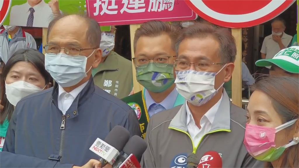 游錫堃.鄭運鵬合體掃街人氣旺 強力推薦延續鄭文燦政績