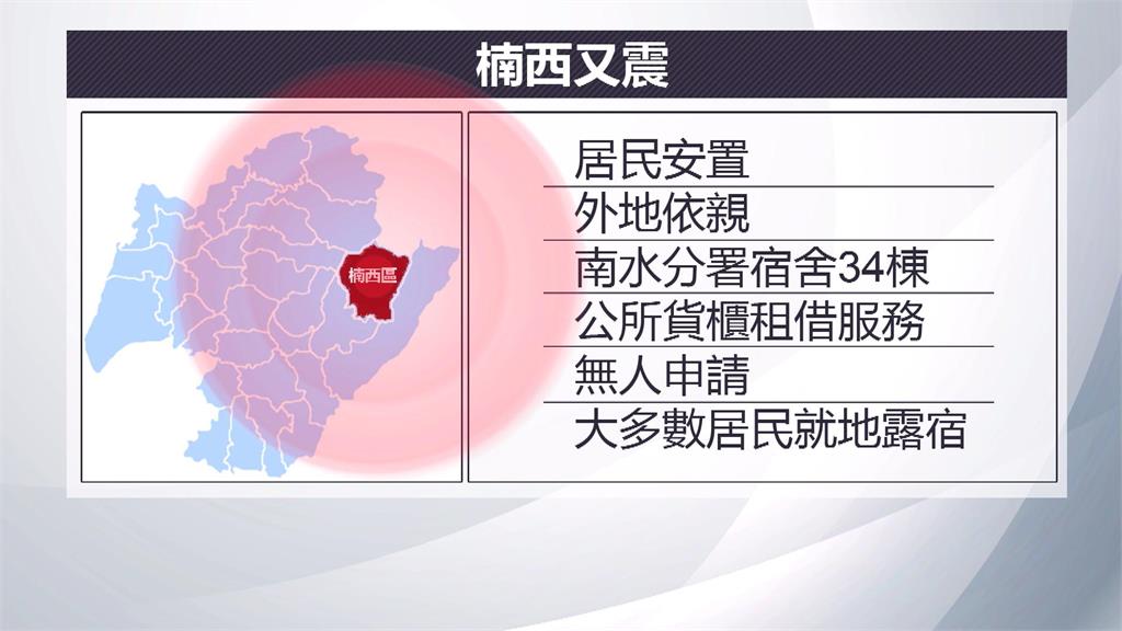 晃到頭暈！　台南楠西5.2地震　氣象署：0121餘震