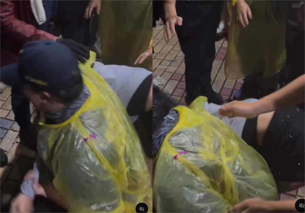 大甲媽回鑾「正妹遭警壓制」！腦袋撞地畫面曝光…她怒嗆：我看起來會攻擊警察嗎