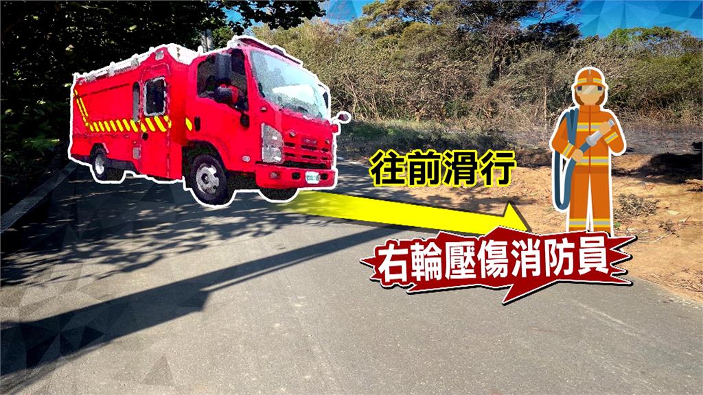 消防員遭水箱車壓傷殉職 太重拉手煞車嘸效?屏消防局:無機械問題