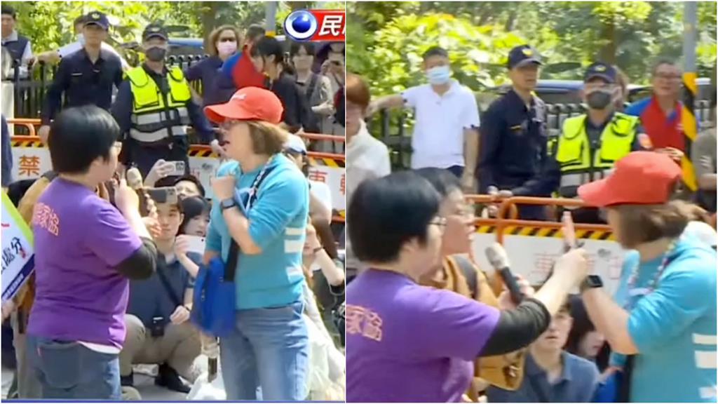中配亞亞「邀人進來講」護航人嚇愣!神秘女「扯脖狂咆哮」她身分被抖出