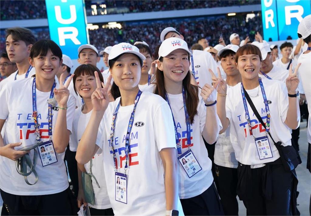 世大運(影)／萊茵魯爾世大運盛大開幕　台灣代表團91人興奮出席