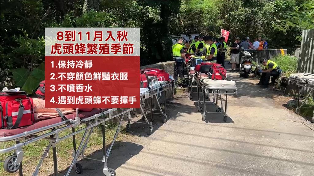 瑞芳登山團蜂螫2死9傷 八分寮步道6登山口封鎖