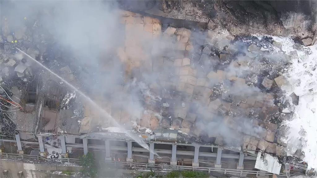 恐怖黑煙狂竄！清水明隧道火警　空勤緊急出動滅火