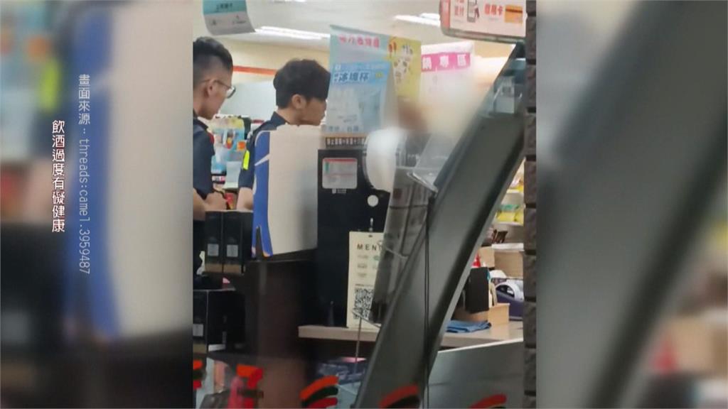 清晨鬧超商！彰化醉漢失控咆哮　與顧客爆肢體衝突、遭警壓制管束