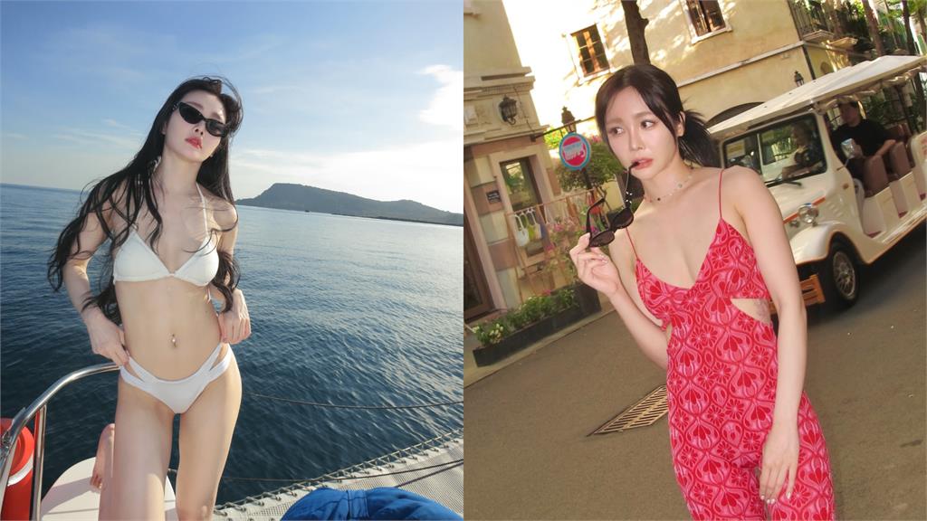 舒子晨船上大尺度解放！比基尼炸出「超兇白麻糬」SSR曲線全被拍…