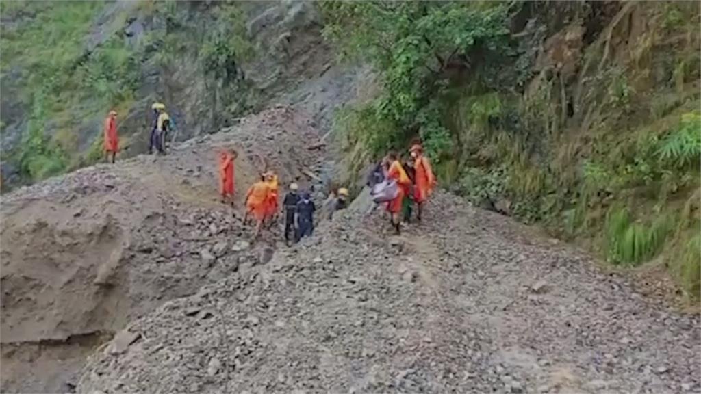 連日暴雨引山崩　印度尼泊爾上百人喪命
