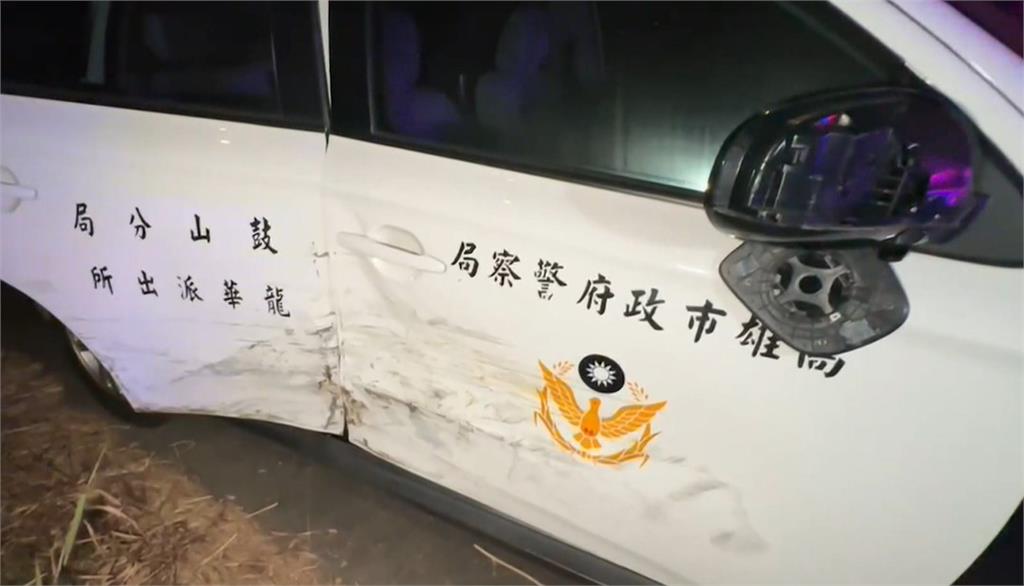 憂自己被通緝 男子拒檢衝撞警車 警方圍捕破窗逮人