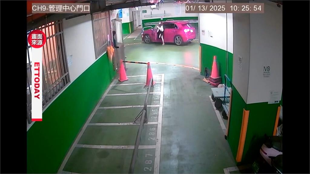人妻「沒打P檔」下車秒被拖行 險遭車門、梁柱活活夾死