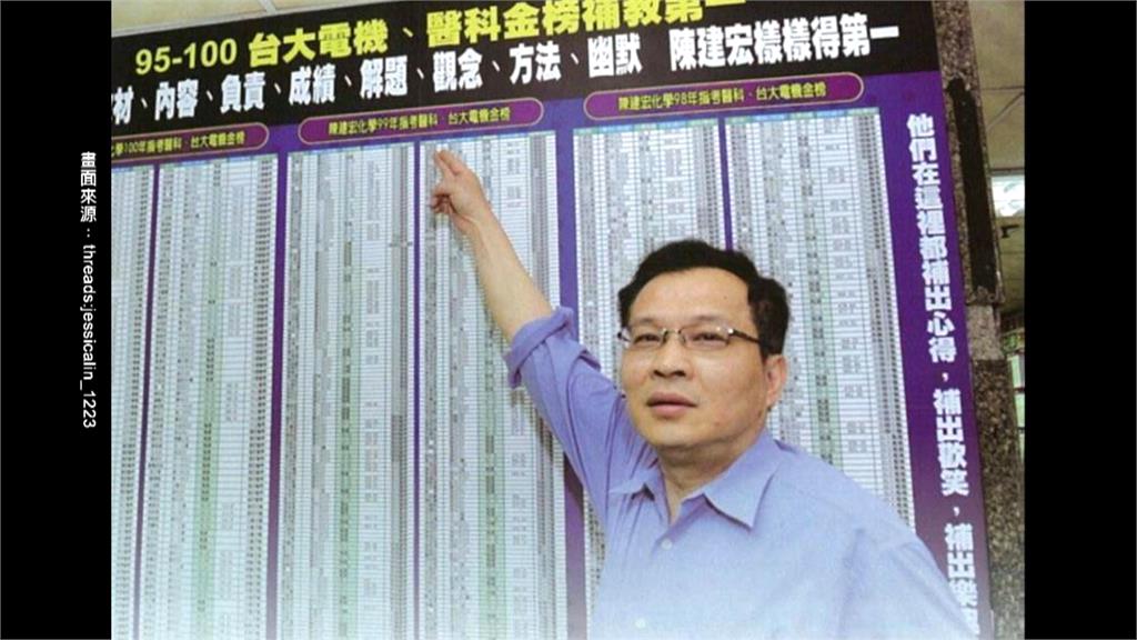 補教名師陳建宏離世 大票網友淚憶:拯救當年化學