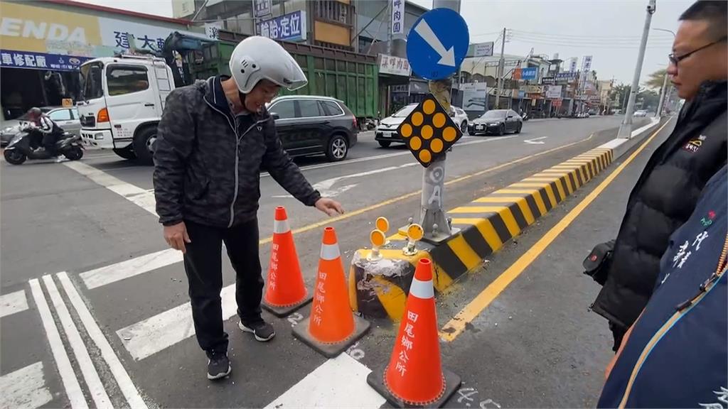 彰化休旅車撞上分隔島翻覆　設計不當？兩個月已五車禍