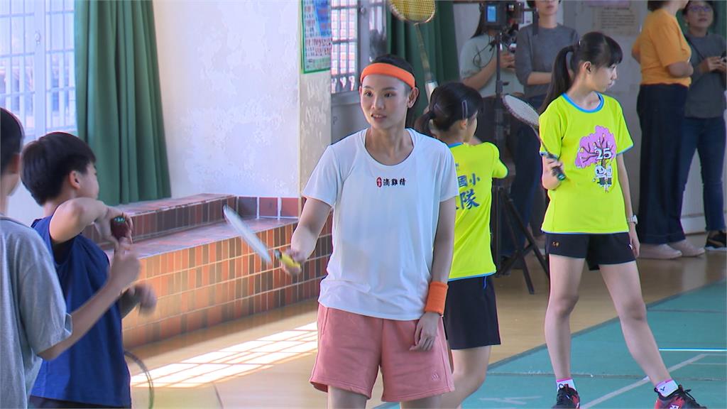 羽球天后戴資穎巴黎奧運前回母校 分享養成好體力秘密