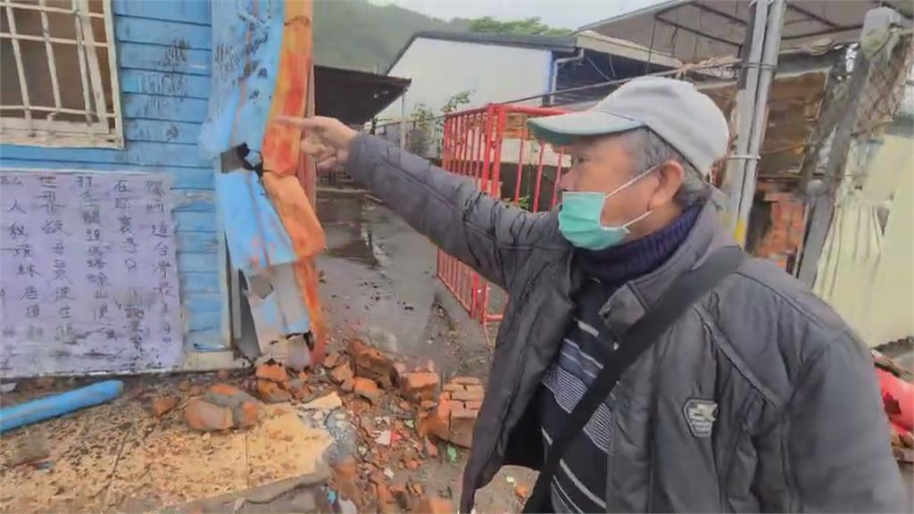 你累了嗎?男駕貨車疑疲勞駕駛撞民宅 客廳亂成一團
