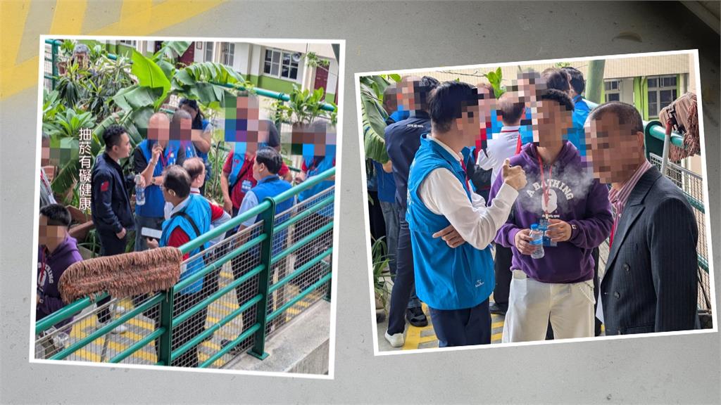 國民黨全代會校園「遍地菸蒂」！狼狽畫面曝光…網揪「鄭麗文1守則」狠打臉